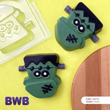 Franken Zombie 3-Part Chocolate Mold (BWB) - ViaCheff.com